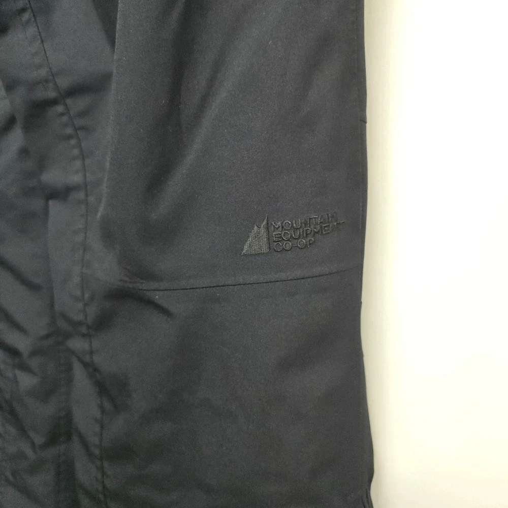 Mountain Equipment Co-op MEC Watershed Snow Pants Youth 12 Black Eco Storm Gear - Picture 5 of 15